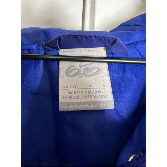 Women's Nike 6.0 Stratton Blue Long  Puffer Winter Jacket Coat Size M N398 - Picture 3 of 6